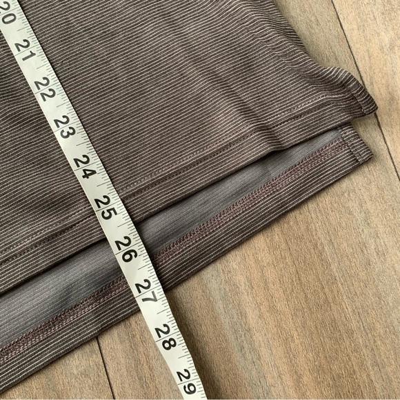 QOR Mens striped wool blend quarter snap button long sleeve shirt grey medium - Picture 3 of 6